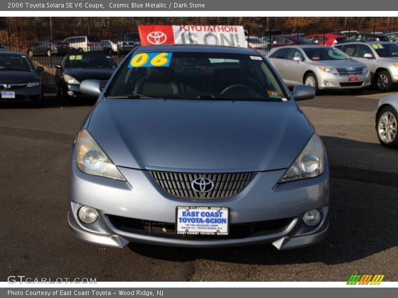 Cosmic Blue Metallic / Dark Stone 2006 Toyota Solara SE V6 Coupe