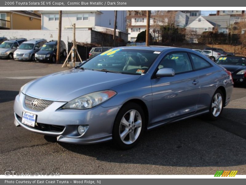Cosmic Blue Metallic / Dark Stone 2006 Toyota Solara SE V6 Coupe