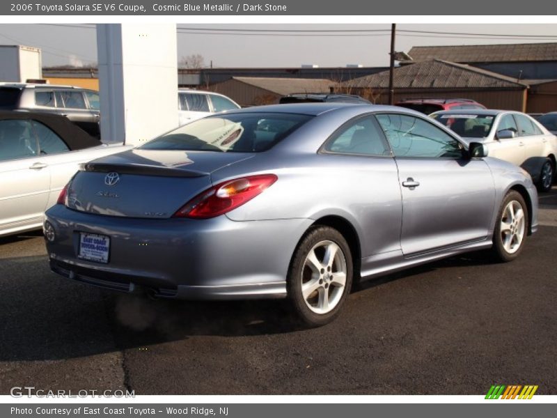 Cosmic Blue Metallic / Dark Stone 2006 Toyota Solara SE V6 Coupe