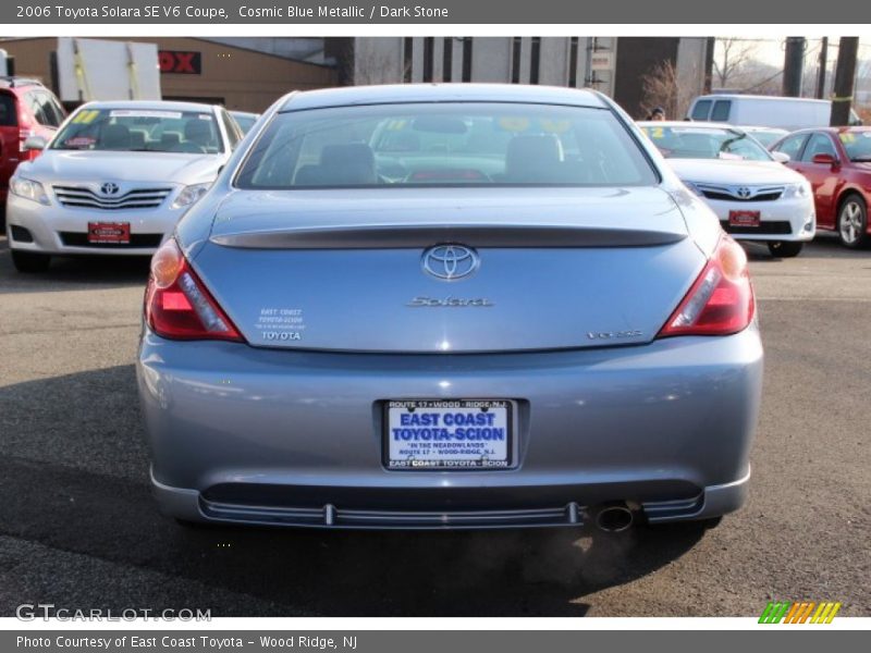 Cosmic Blue Metallic / Dark Stone 2006 Toyota Solara SE V6 Coupe