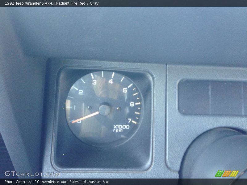  1992 Wrangler S 4x4 S 4x4 Gauges