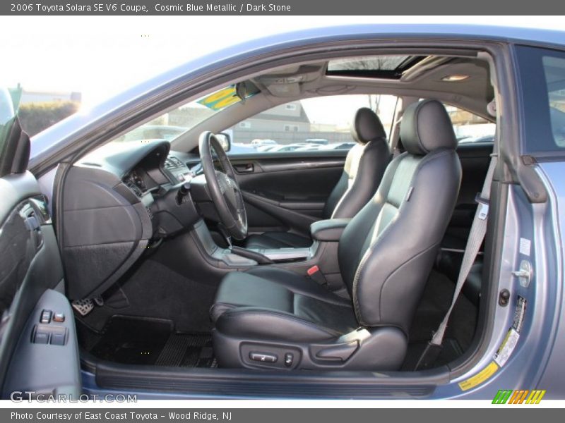 Cosmic Blue Metallic / Dark Stone 2006 Toyota Solara SE V6 Coupe
