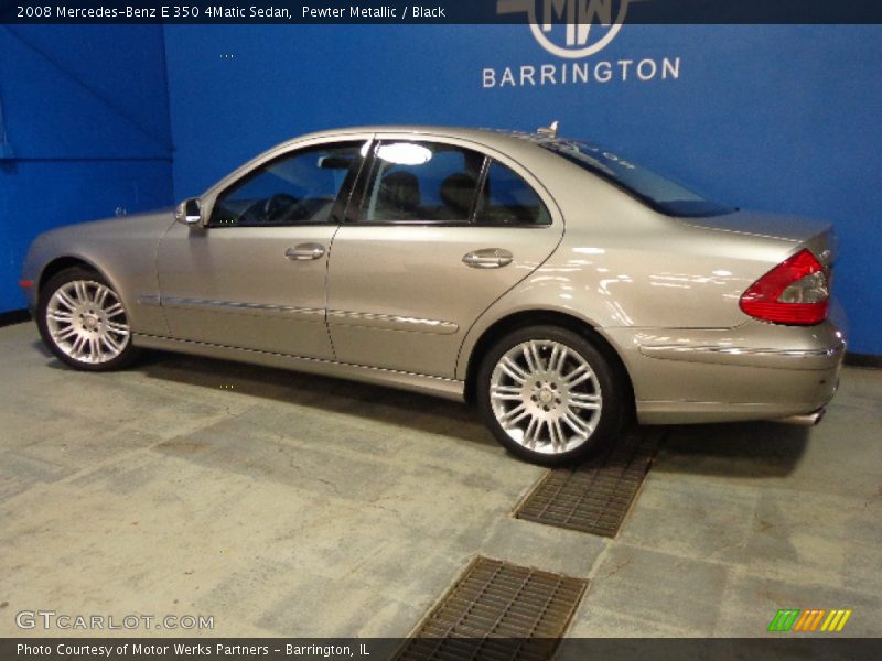 Pewter Metallic / Black 2008 Mercedes-Benz E 350 4Matic Sedan