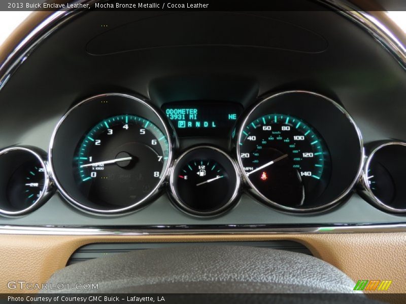 Mocha Bronze Metallic / Cocoa Leather 2013 Buick Enclave Leather
