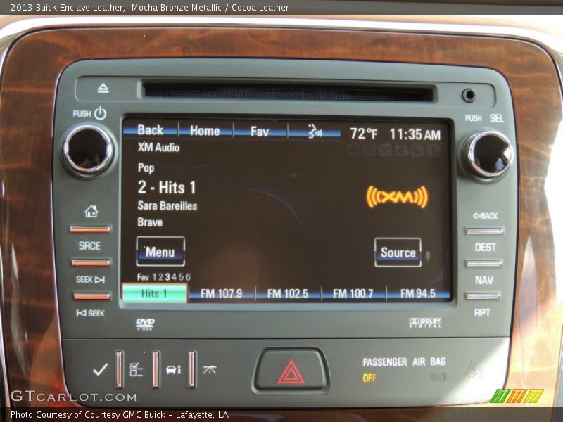 Mocha Bronze Metallic / Cocoa Leather 2013 Buick Enclave Leather