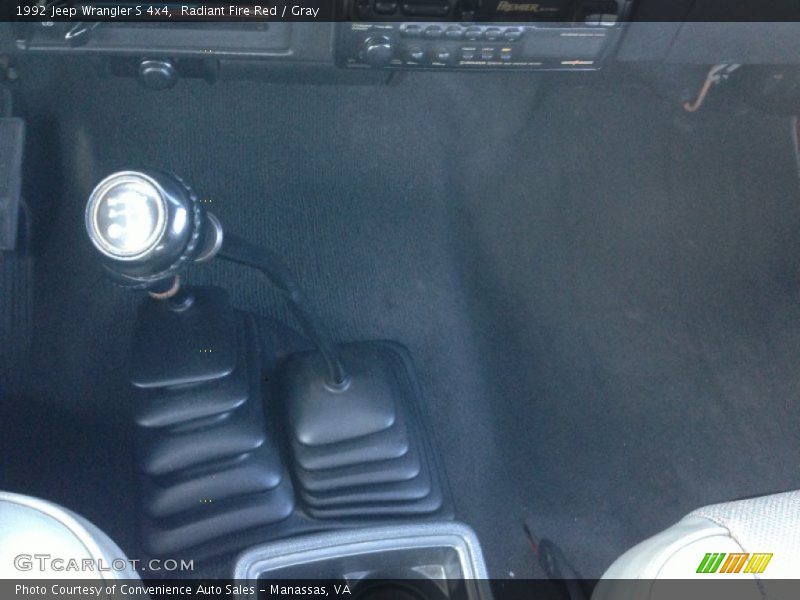  1992 Wrangler S 4x4 5 Speed Manual Shifter