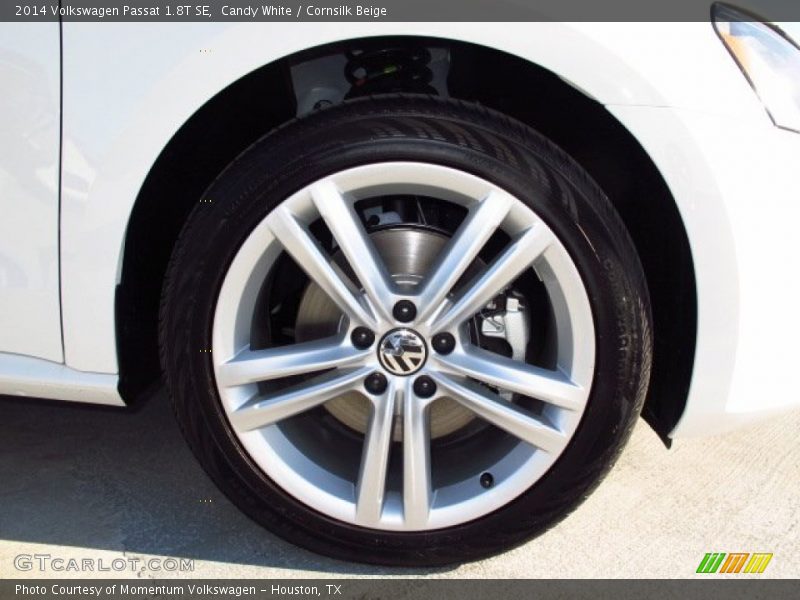 Candy White / Cornsilk Beige 2014 Volkswagen Passat 1.8T SE
