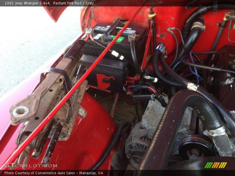  1992 Wrangler S 4x4 Engine - 2.5 Liter OHV 8-Valve 4 Cylinder