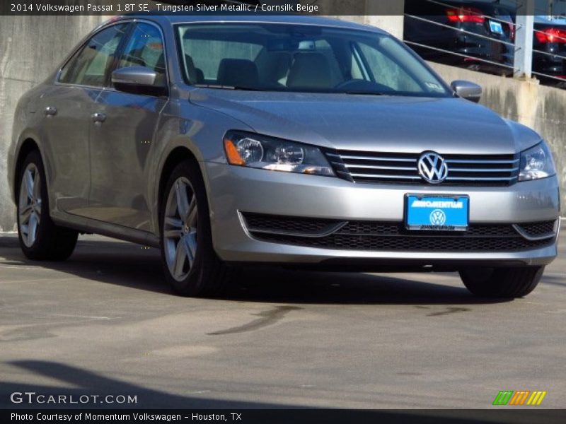 Tungsten Silver Metallic / Cornsilk Beige 2014 Volkswagen Passat 1.8T SE