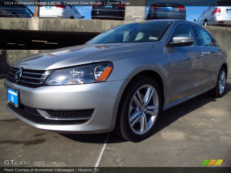 Tungsten Silver Metallic / Cornsilk Beige 2014 Volkswagen Passat 1.8T SE