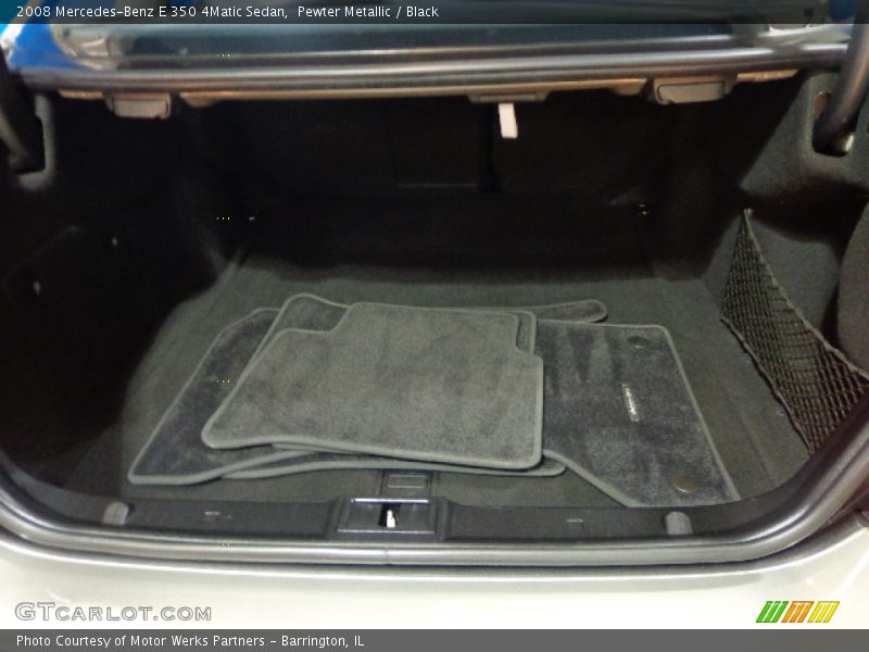 Pewter Metallic / Black 2008 Mercedes-Benz E 350 4Matic Sedan