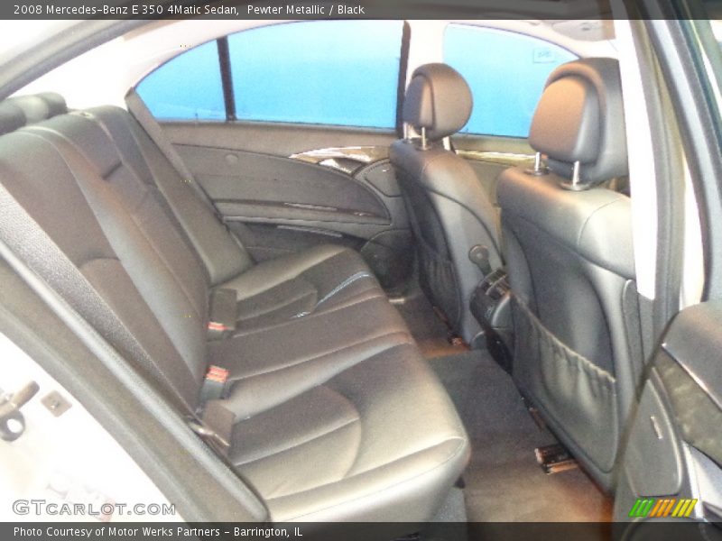 Pewter Metallic / Black 2008 Mercedes-Benz E 350 4Matic Sedan