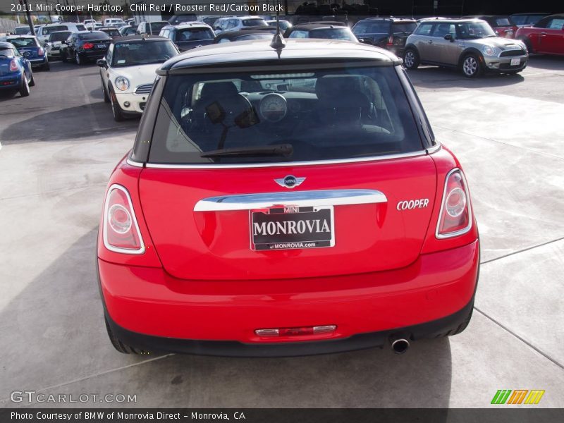 Chili Red / Rooster Red/Carbon Black 2011 Mini Cooper Hardtop