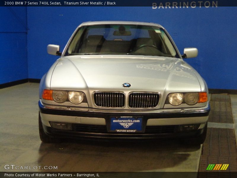 Titanium Silver Metallic / Black 2000 BMW 7 Series 740iL Sedan