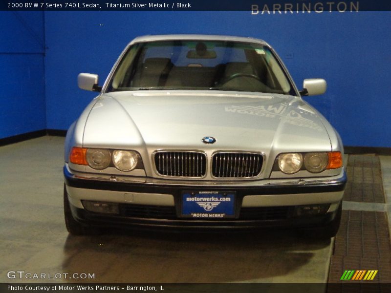 Titanium Silver Metallic / Black 2000 BMW 7 Series 740iL Sedan