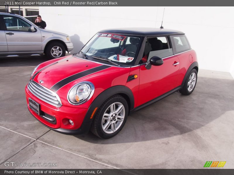 Chili Red / Rooster Red/Carbon Black 2011 Mini Cooper Hardtop