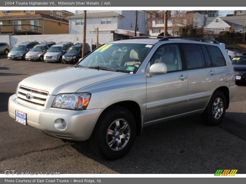 Millenium Silver Metallic / Ash 2004 Toyota Highlander V6