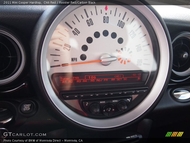 Chili Red / Rooster Red/Carbon Black 2011 Mini Cooper Hardtop