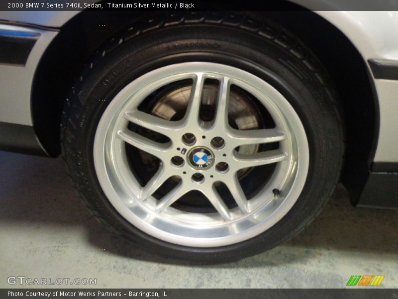 Titanium Silver Metallic / Black 2000 BMW 7 Series 740iL Sedan