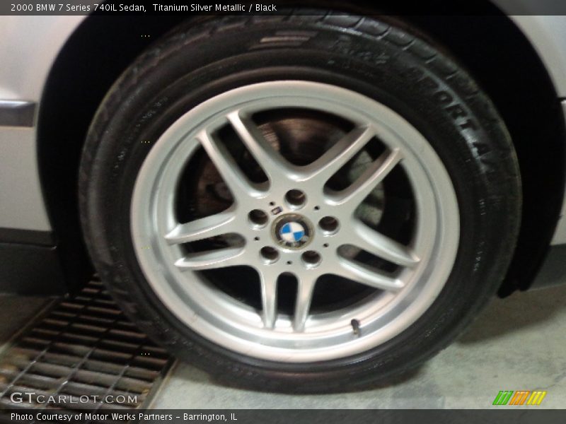 Titanium Silver Metallic / Black 2000 BMW 7 Series 740iL Sedan