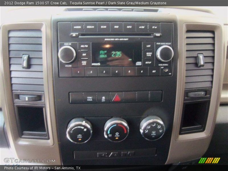 Tequila Sunrise Pearl / Dark Slate Gray/Medium Graystone 2012 Dodge Ram 1500 ST Crew Cab