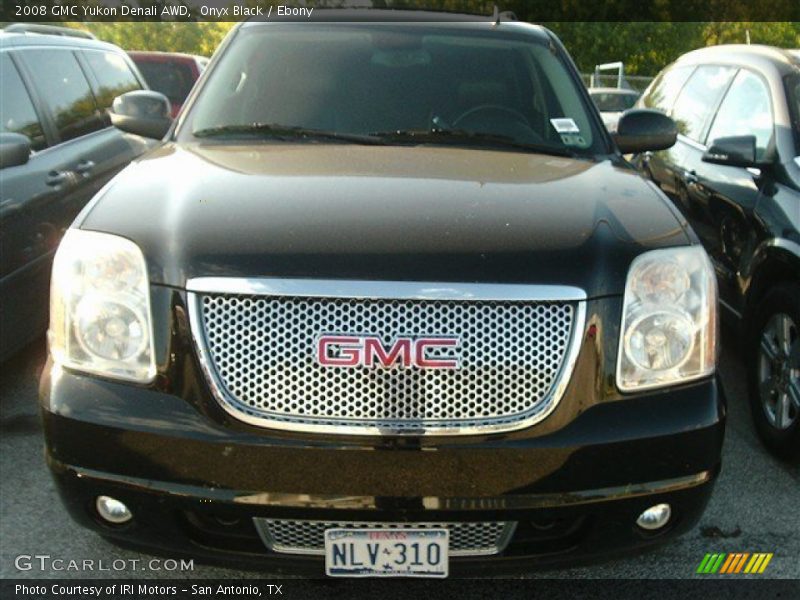 Onyx Black / Ebony 2008 GMC Yukon Denali AWD