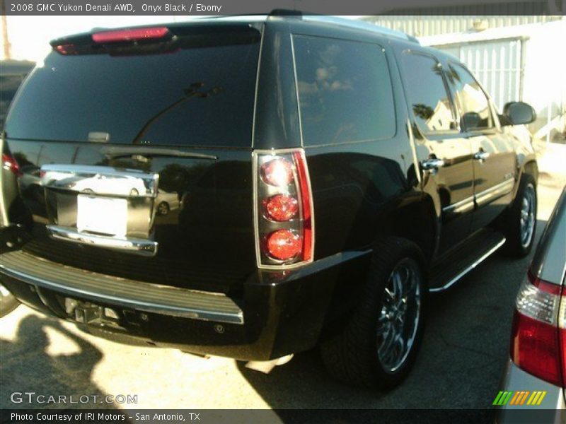 Onyx Black / Ebony 2008 GMC Yukon Denali AWD