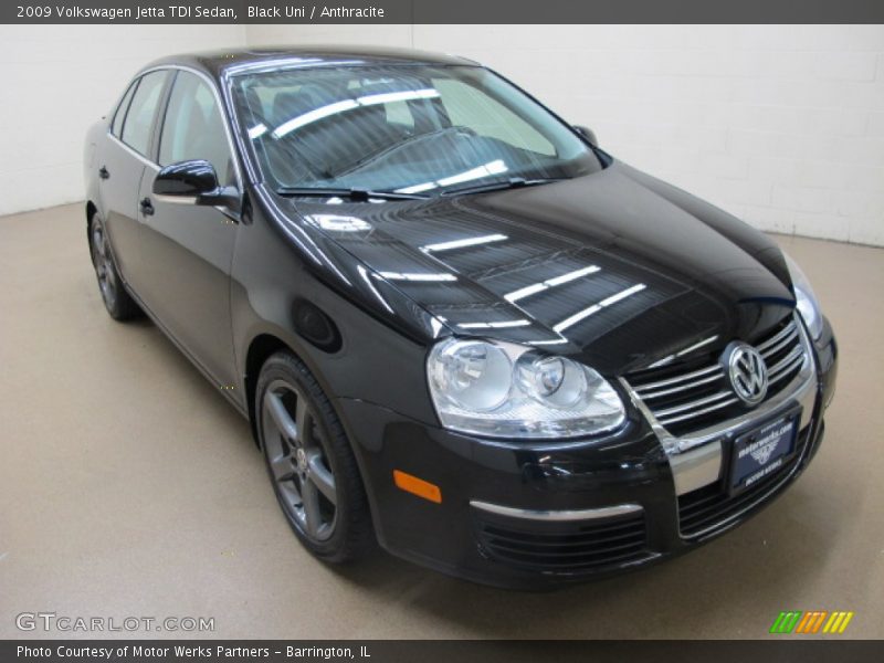 Black Uni / Anthracite 2009 Volkswagen Jetta TDI Sedan