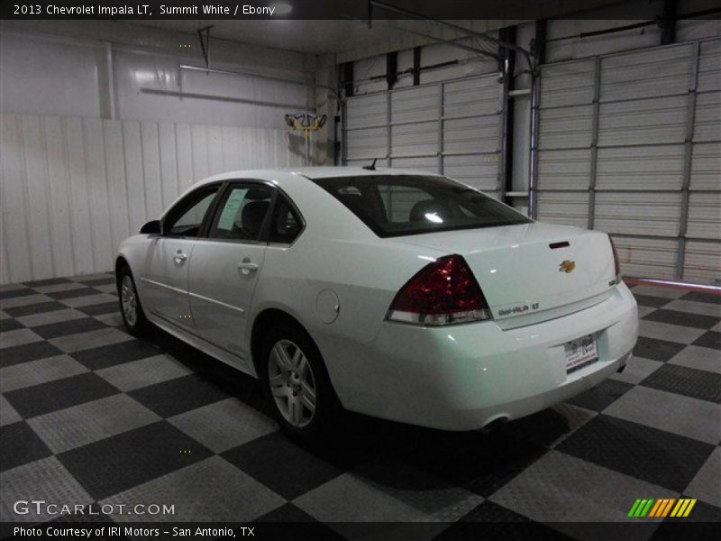 Summit White / Ebony 2013 Chevrolet Impala LT