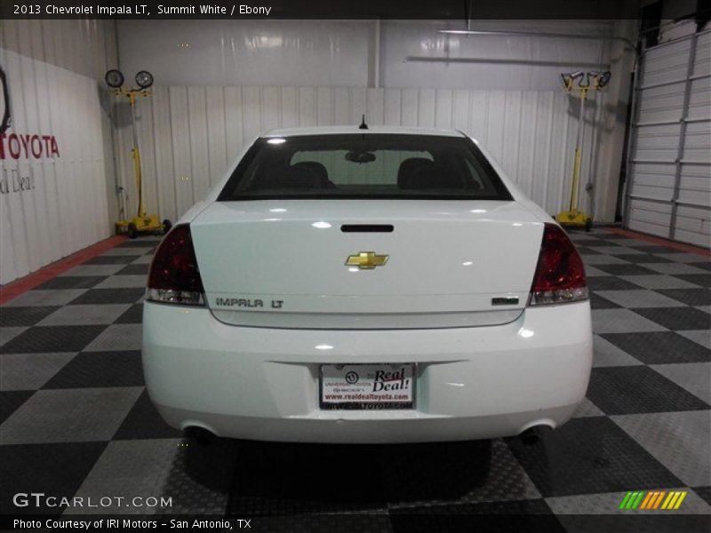 Summit White / Ebony 2013 Chevrolet Impala LT