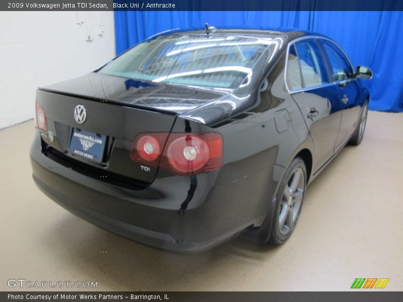 Black Uni / Anthracite 2009 Volkswagen Jetta TDI Sedan