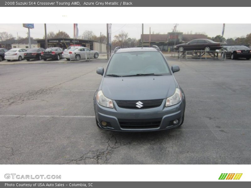 Azure Grey Metallic / Black 2008 Suzuki SX4 Crossover Touring AWD