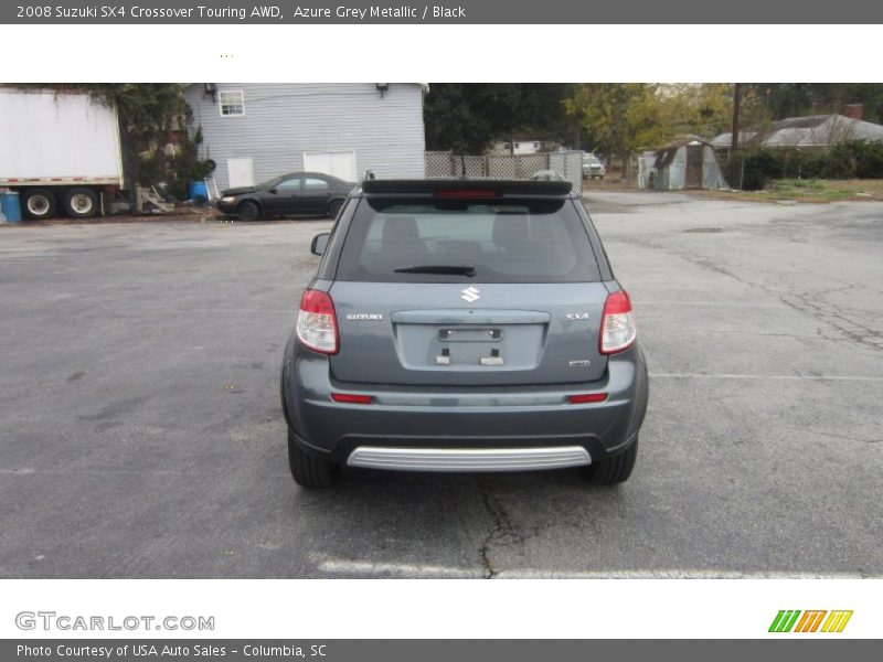 Azure Grey Metallic / Black 2008 Suzuki SX4 Crossover Touring AWD