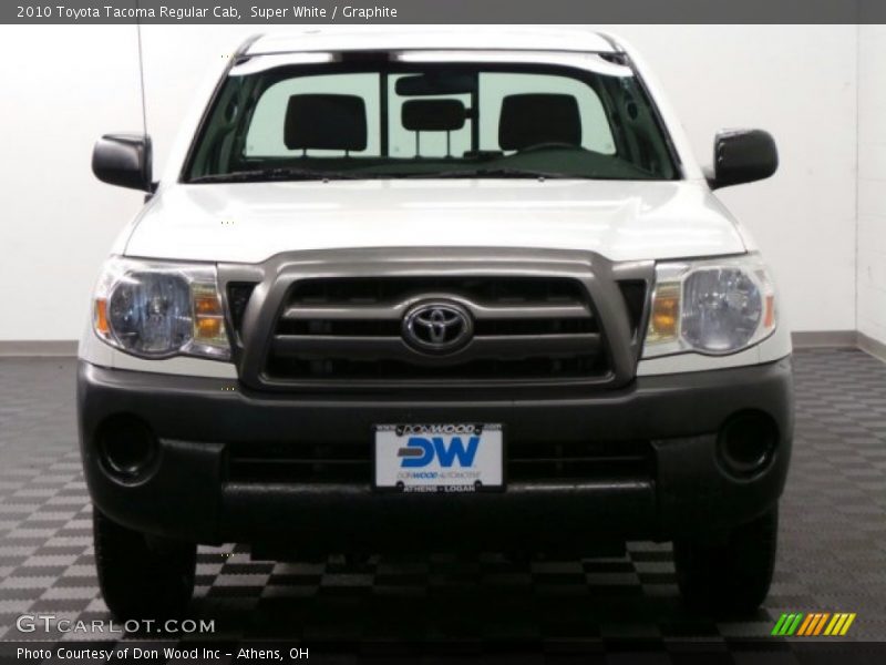 Super White / Graphite 2010 Toyota Tacoma Regular Cab