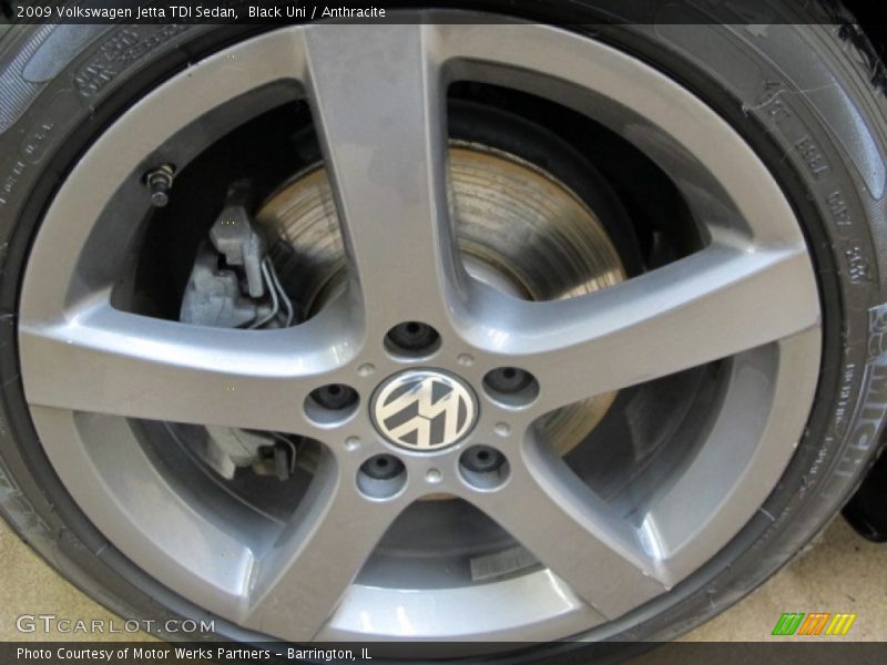 Black Uni / Anthracite 2009 Volkswagen Jetta TDI Sedan