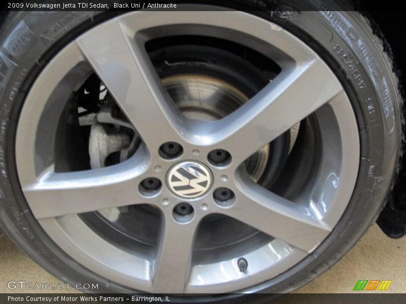 Black Uni / Anthracite 2009 Volkswagen Jetta TDI Sedan