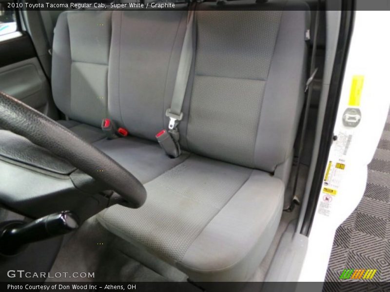 Super White / Graphite 2010 Toyota Tacoma Regular Cab