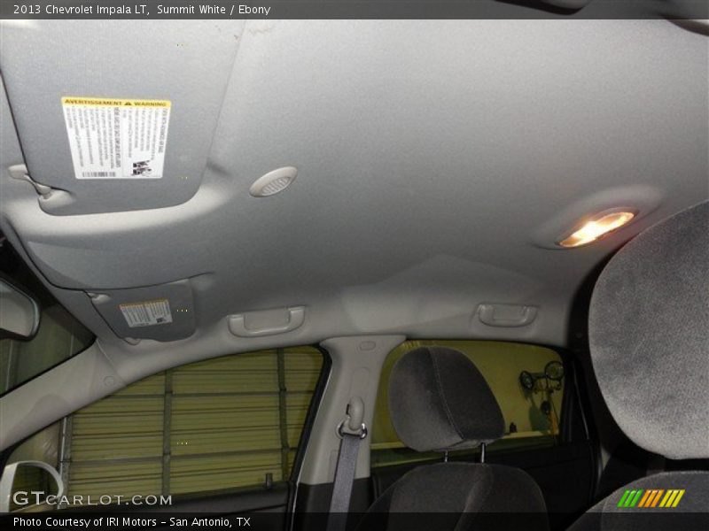 Summit White / Ebony 2013 Chevrolet Impala LT