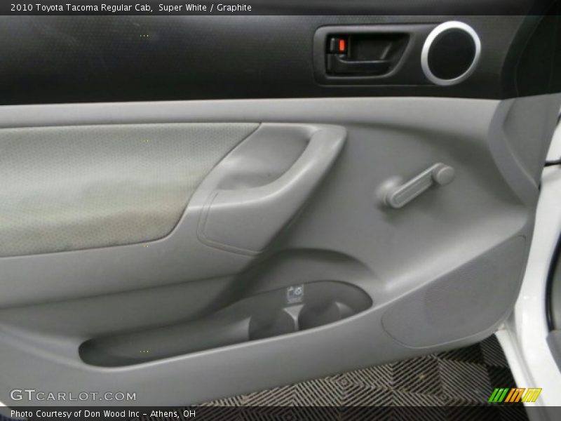 Super White / Graphite 2010 Toyota Tacoma Regular Cab