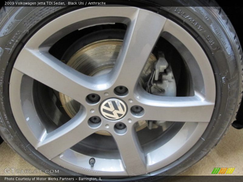 Black Uni / Anthracite 2009 Volkswagen Jetta TDI Sedan