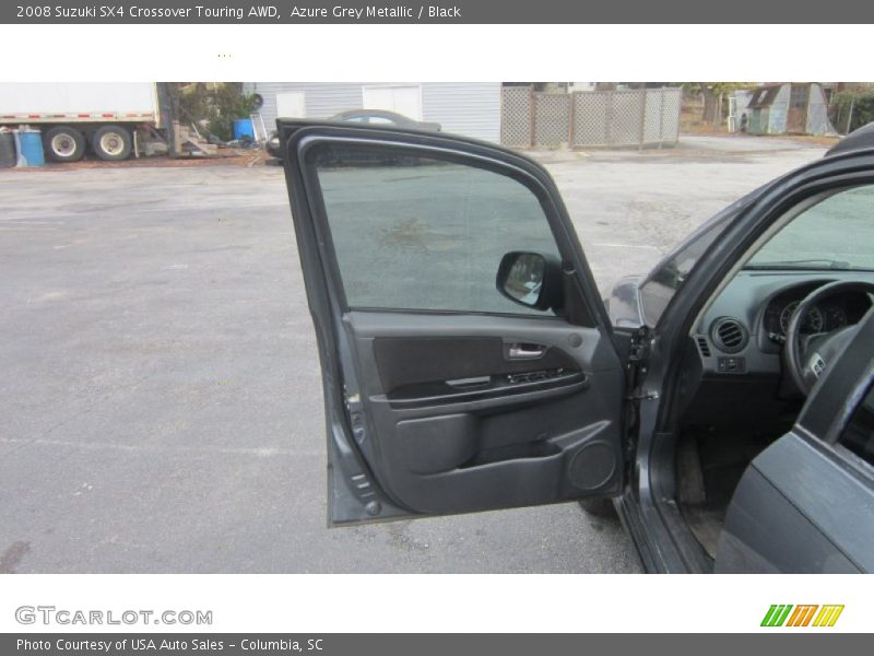 Azure Grey Metallic / Black 2008 Suzuki SX4 Crossover Touring AWD