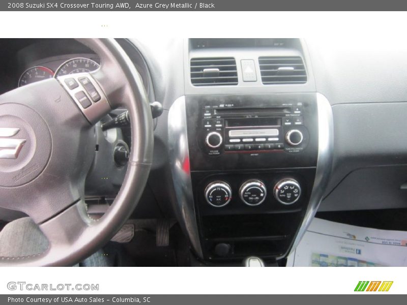 Azure Grey Metallic / Black 2008 Suzuki SX4 Crossover Touring AWD
