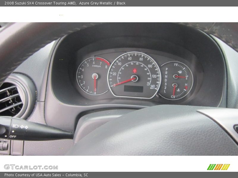 Azure Grey Metallic / Black 2008 Suzuki SX4 Crossover Touring AWD