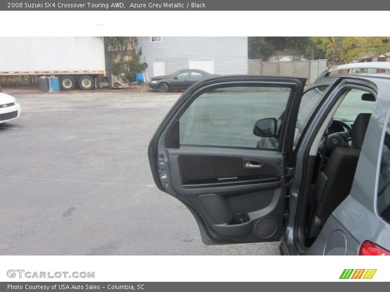 Azure Grey Metallic / Black 2008 Suzuki SX4 Crossover Touring AWD