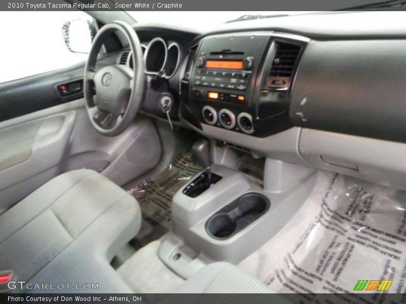 Super White / Graphite 2010 Toyota Tacoma Regular Cab
