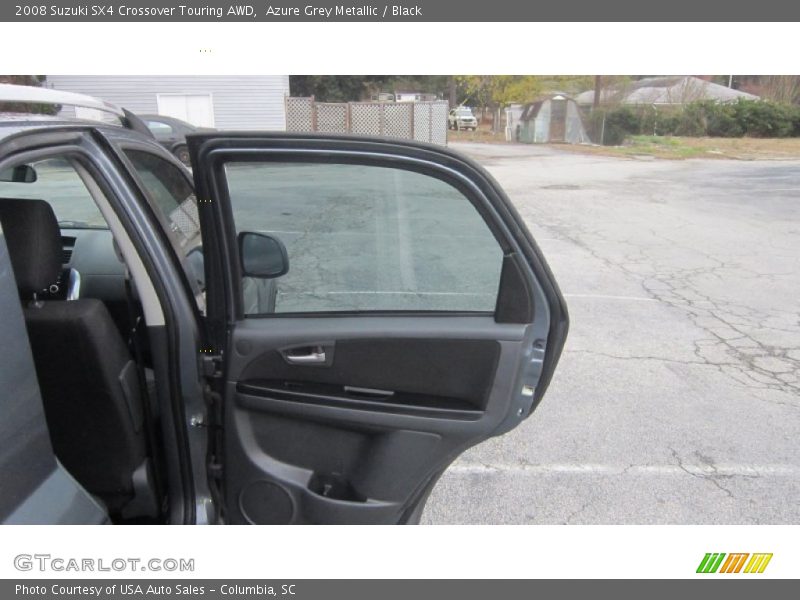 Azure Grey Metallic / Black 2008 Suzuki SX4 Crossover Touring AWD