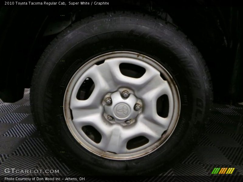 Super White / Graphite 2010 Toyota Tacoma Regular Cab
