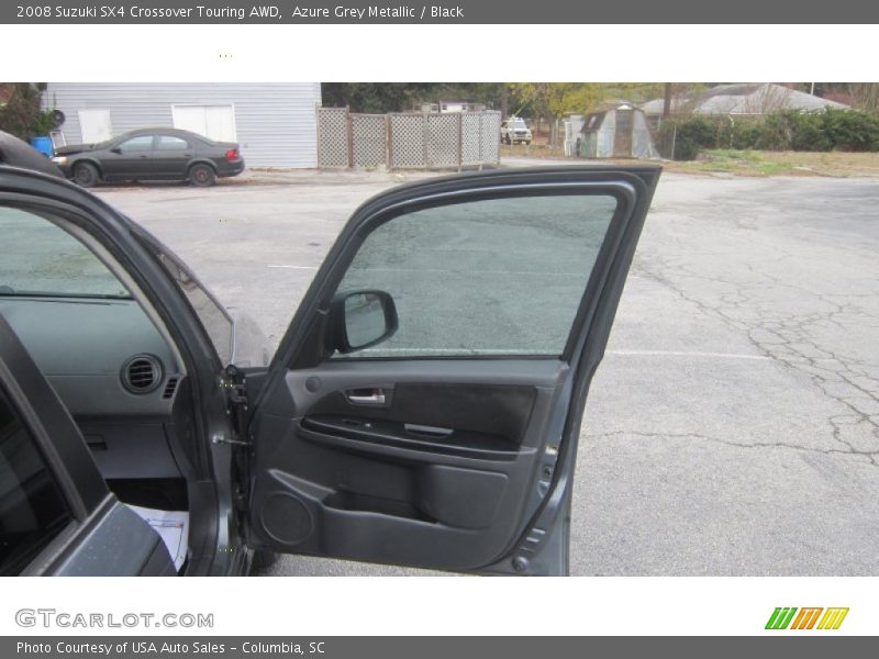 Azure Grey Metallic / Black 2008 Suzuki SX4 Crossover Touring AWD