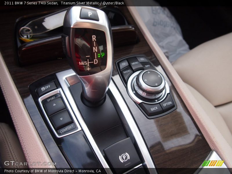  2011 7 Series 740i Sedan 6 Speed Automatic Shifter
