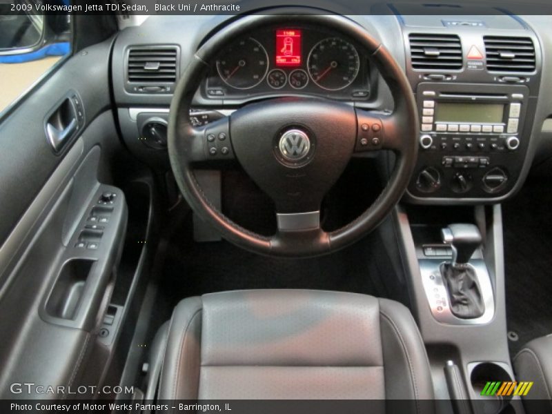 Black Uni / Anthracite 2009 Volkswagen Jetta TDI Sedan